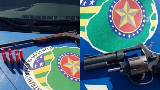 Duas armas de fogo apreendidas em menos de 24h pelas equipes do 9º CRPM