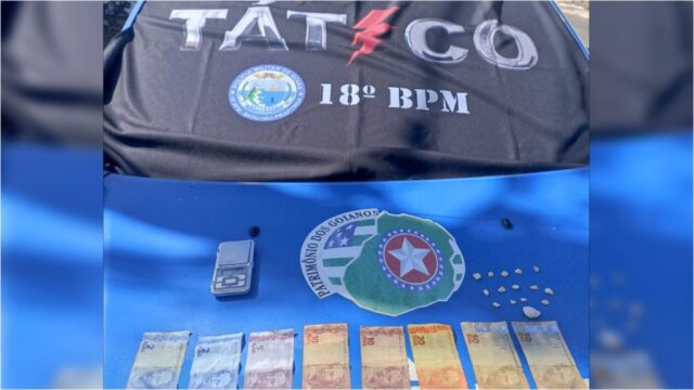 Homem de 37 anos é preso por suspeita de crime tráfico de drogas em Catalão