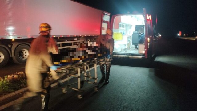 Motociclista fica ferido após queda na BR-050, perímetro urbano de Catalão