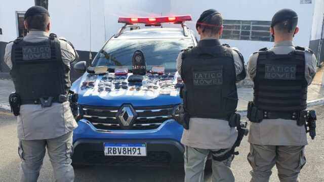 PM prende suspeito e recupera vários óculos furtados de ótica, em Catalão