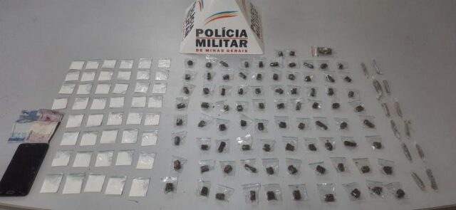 Cocaína, crack, maconha e ecstasy são apreendidos com adolescentes em Uberlândia