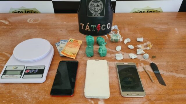 Em Nova Aurora, menor é apreendido com drogas em sua residência
