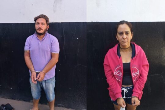 Casal é preso em Caldas Novas suspeito de aplicar golpes em Ipameri, Morrinhos e Pires do Rio