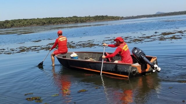 Homem morre afogado e corpo é achado a 4 metros de profundidade no Lago Serra da Mesa em Uruaçu
