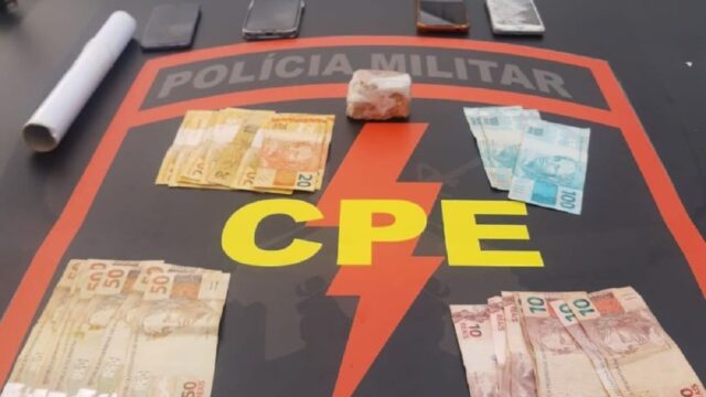 CPE realiza apreensão de drogas e prende dois suspeitos por tráfico de drogas em Catalão
