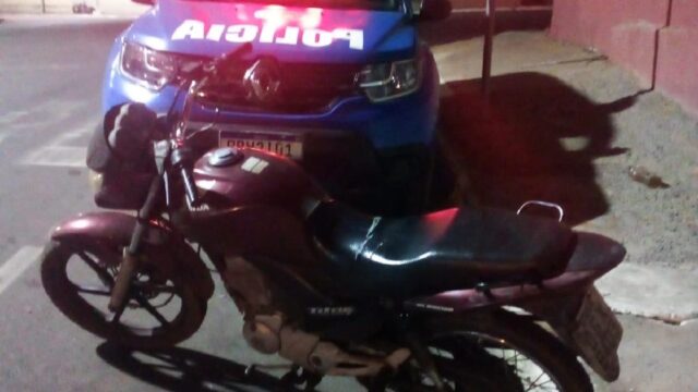Polícia Militar recupera motocicleta furtada em Catalão