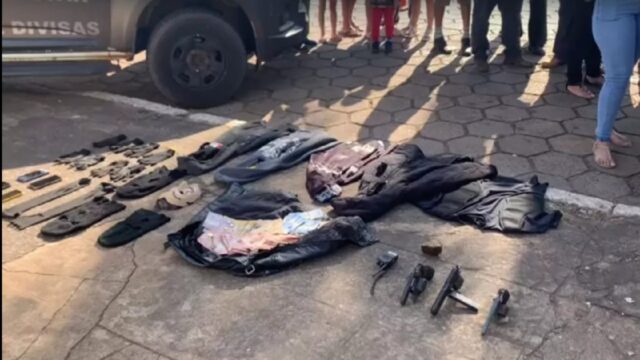 Três suspeitos de assaltar posto de combustíveis morrem em ação da PM, em Piranhas