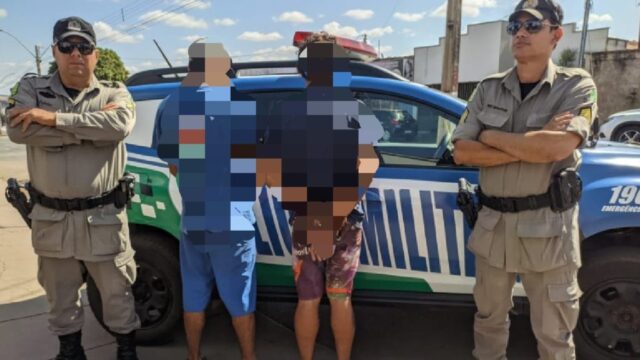 PM recupera celular e prende suspeitos de roubo e receptação, em Pires do Rio