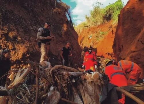 Cadáver é encontrado em vala de quase 20 metros em Uberlândia