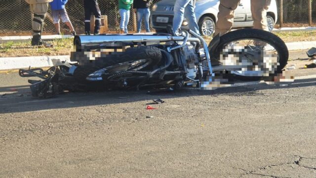 Motociclista morre após acidente entre carreta e moto em Catalão
