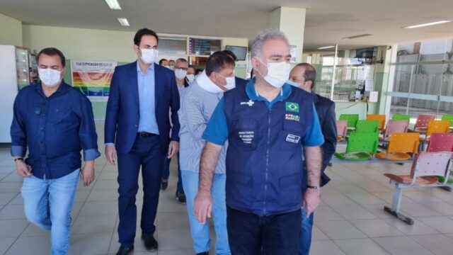Ministro Marcelo Queiroga visita instituições de Saúde e obras do Hospital Regional, em Catalão