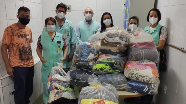 Hospital Araújo Jorge recebe doações da equipe SEA de Ouvidor