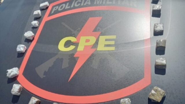 Em patrulhamento tático na Vila União em Catalão, CPE apreende suspeito por tráfico de drogas