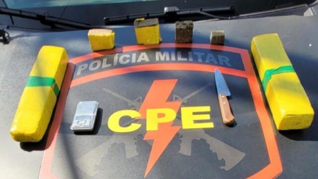 Homem é preso com quase três quilos de maconha em Catalão