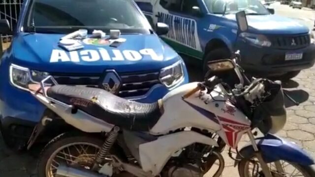 Motociclista é preso suspeito de fazer ‘delivery’ de drogas em Ipameri
