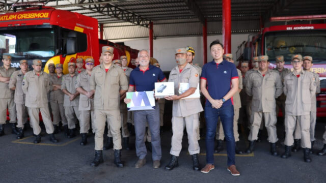 CMOC faz doação de Drone ao 10° Batalhão do Corpo de Bombeiro de Catalão