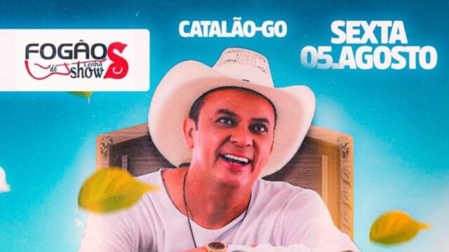 O cantor Frank Aguiar é atração nesta sexta-feira (5) no Fogão de Lenha Show, em Catalão