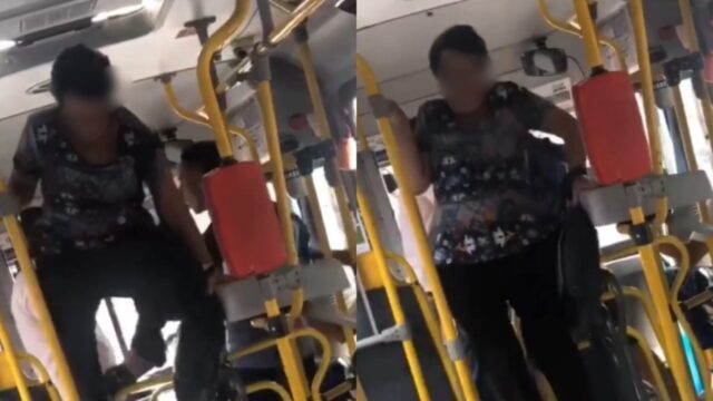 Idosa pula catraca para fugir de briga entre motorista e passageiro dentro de ônibus em BH