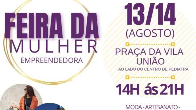 Feira da Mulher Empreendedora acontece neste final de semana, em Catalão