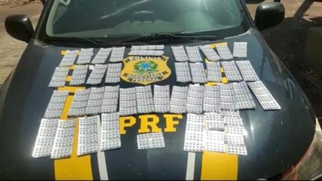 Homem é preso por tráfico com mais de 2 mil comprimidos de anfetaminas na BR 153