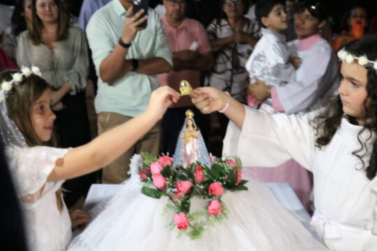 Fé e devoção, marcaram o encerramento da Festa de Nossa Senhora da Adabia na Comunidade Mumbuca no município de Três Ranchos