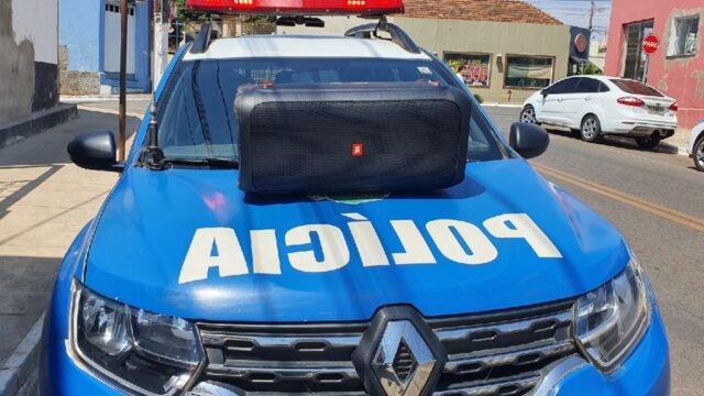 Auxiliar de pedreiro é preso por suspeita de furtar caixa de som avaliada em mais de R$ 4 mil  em Catalão