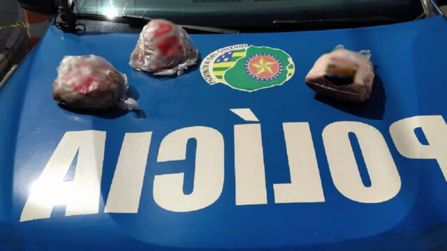 Homem é preso após furtar três peças de carnes em supermercados de Catalão; Vídeo