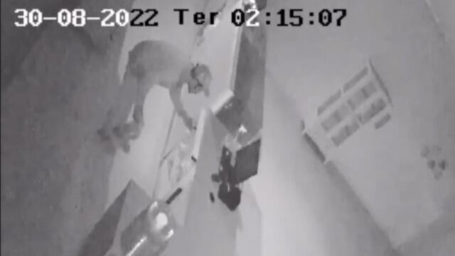 Flagrado por câmera de comércio, ladrão é preso horas após furto, em Catalão