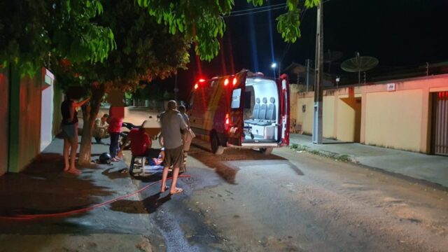 Homem fica ferido em queda de moto no bairro Castelo Branco
