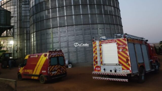 Trabalhador morre soterrado em silo de grãos em Ipameri