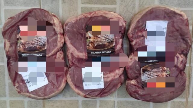 Homem é preso após furtar três peças de picanha em supermercado de Catalão