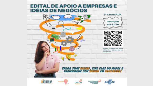 CEI Athenas Abre o Edital 02/2022 de Apoio a Empresas e Ideias de Negócio