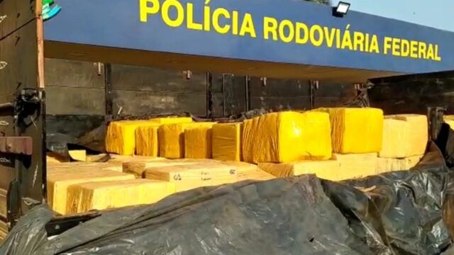 5,5 toneladas de maconha são apreendidas em Jataí