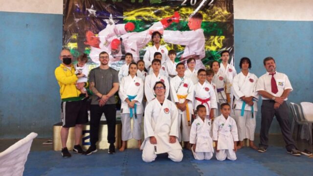Campeonato Goiano de Karatê Esportivo 2022: A equipe Dojo Garras de Tigre, conseguiu 16 medalhas representando a região da estrada de ferro