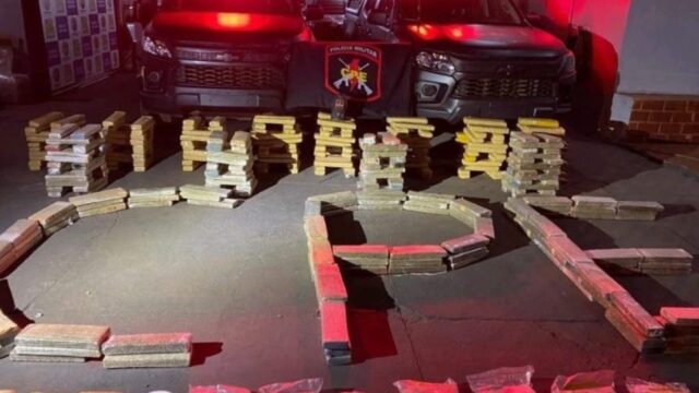 CPE prende três homens com aproximadamente meia tonelada de maconha, em Rio Verde