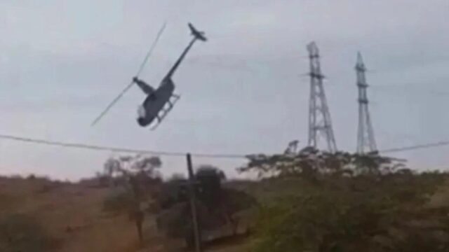 Helicóptero com deputado federal e vice-prefeito cai em Minas Gerais