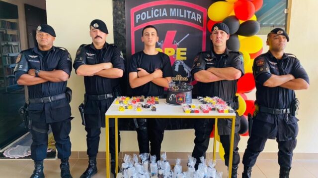CPE faz surpresa ao jovem Matheus de 14 anos, comparecendo em sua festa de aniversário, em Catalão