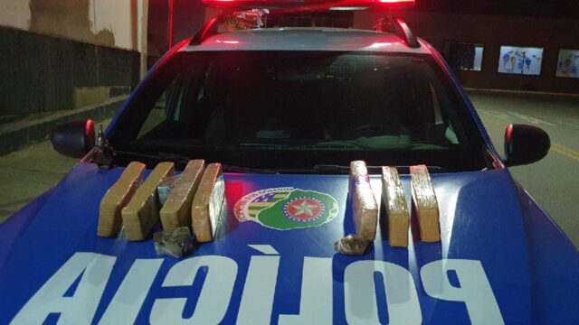 PM prende suspeito por tráfico interestadual e apreende 6 kg de drogas na GO-213, em Campo Alegre de Goiás