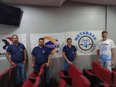 Representantes do Sindicato Metabase participa de Seminário Regional da Industriall em Goiás