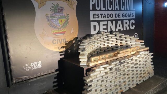 Polícia Civil apreende 280 kg de cocaína no municipio de Vianópolis
