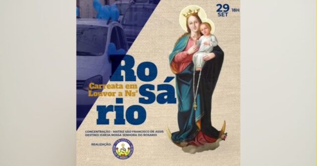 Festa do Rosário de Catalão terá abertura religiosa na próxima quinta-feira (29) com carreata