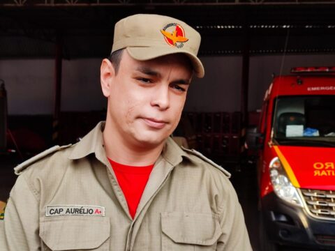 Entrevista com Cap. Aurélio - 10ºBBM sobre o combate ao incêndio na Mata do Setor, em Catalão