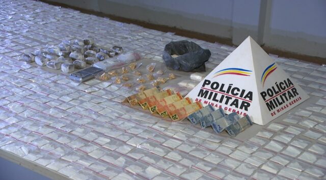 Em Uberlândia, homem é preso com mais de 2 mil porções de cocaína