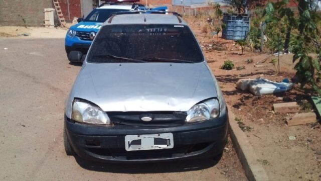 Polícia Militar recupera em Catalão carro furtado em Três Ranchos