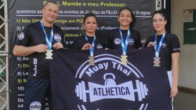 Atletas de Catalão garantem quatro medalhas no Campeonato Brasiliense de Jiu-jitsu 2022