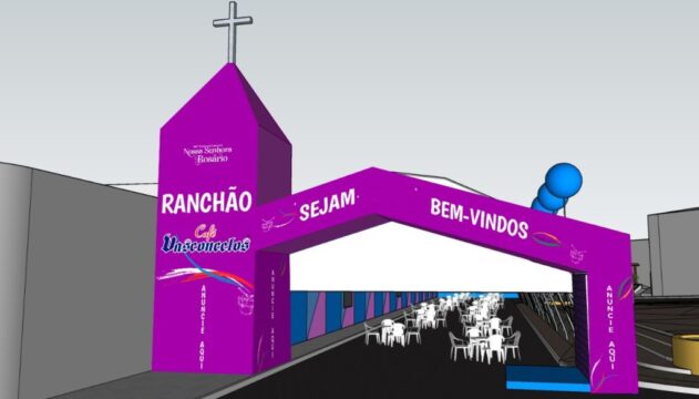 Festa do Rosário 2022: Comissão organizadora apresenta estrutura para o novo "Ranchão"