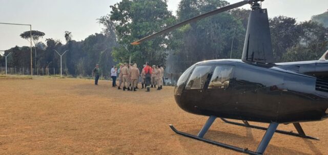 Catalão: queimadas na Mata do Setor já duram mais de 20 horas; equipes se mobilizam para o combate