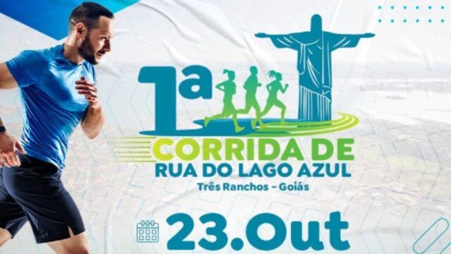 1ª Corrida de Rua do Lago Azul, será realizada em Três Ranchos