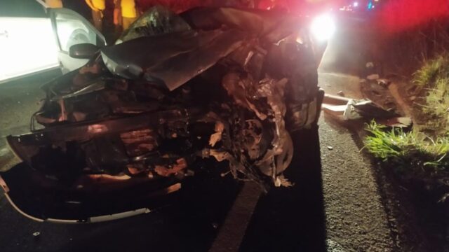 Uma pessoa morreu e outra ficou ferida, em um grave acidente na MG-190