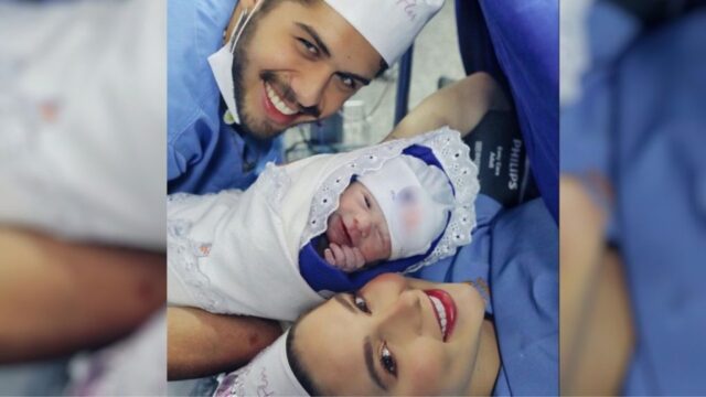 Filha de Virgínia e Zé Felipe, Maria Flor nasce em Goiânia